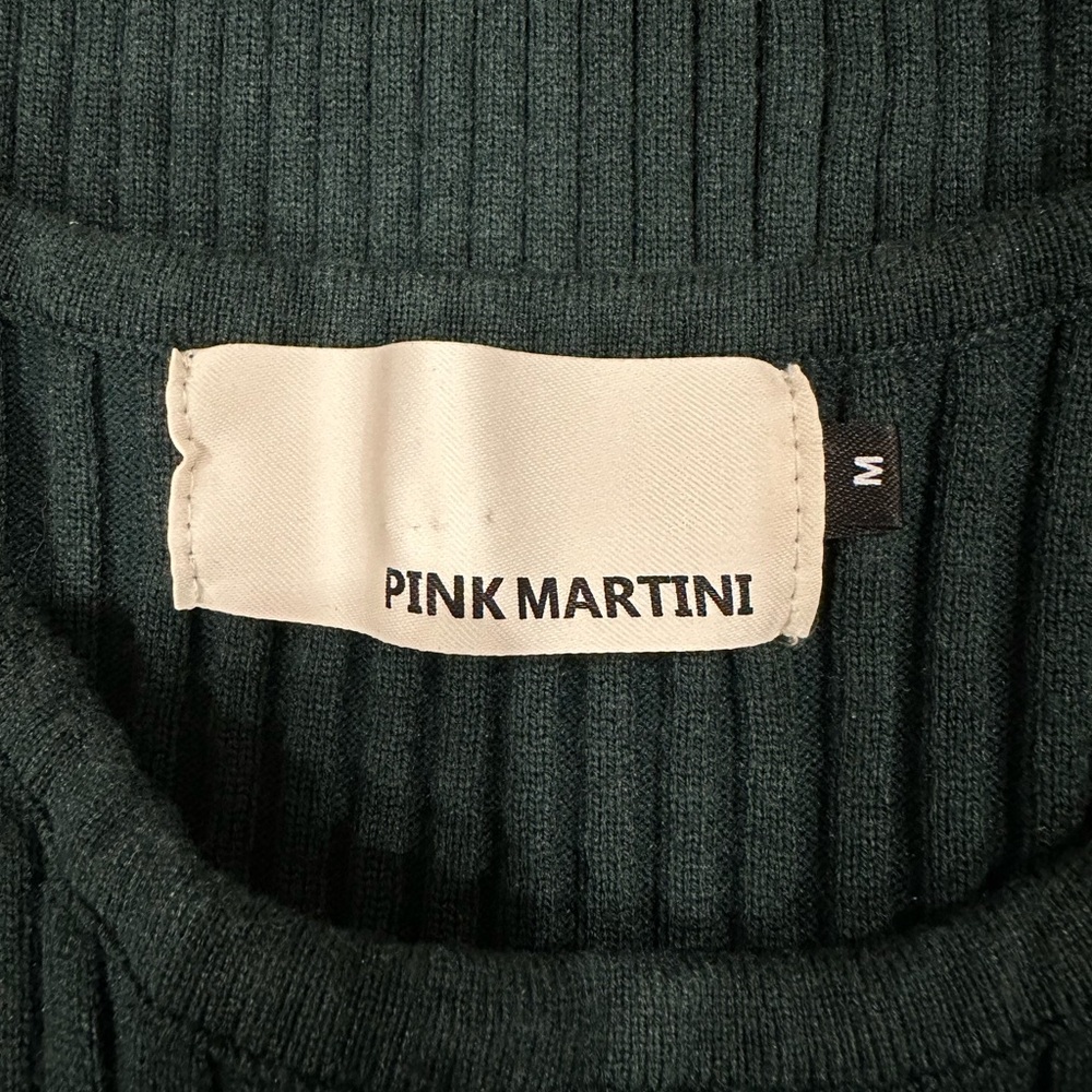Dark Green RibKnit Bodycon Midaxi Dress (Pink Martini - The Ava Sweater Dress) - Picture 8 of 10